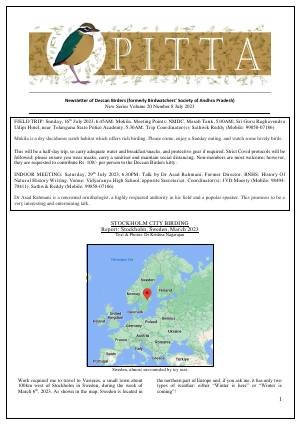 PITTA newsletter cover – July 2023