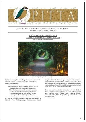 PITTA newsletter cover – April 2025