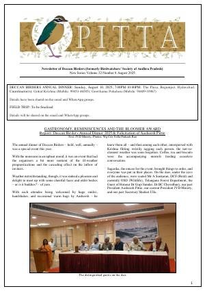 PITTA newsletter cover – August 2025